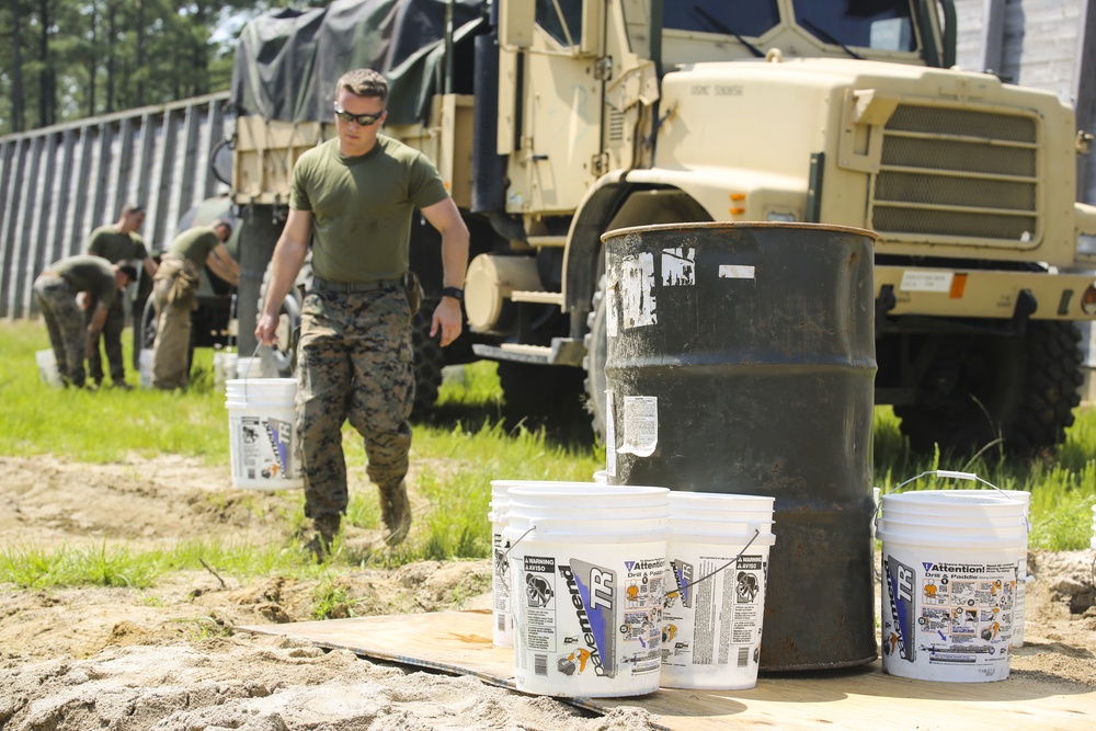Big boom: EOD conducts protective works demo range