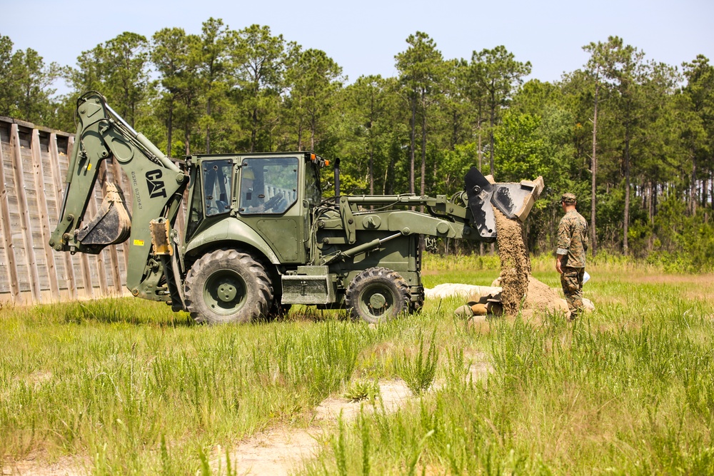 Big boom: EOD conducts protective works demo range