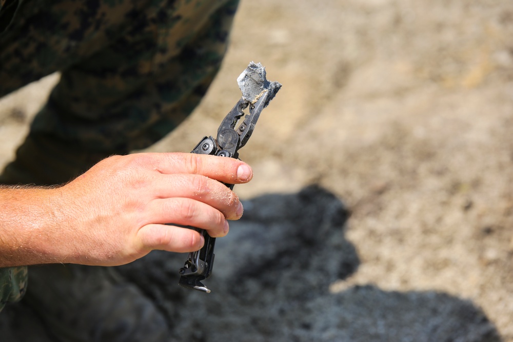 Big boom: EOD conducts protective works demo range