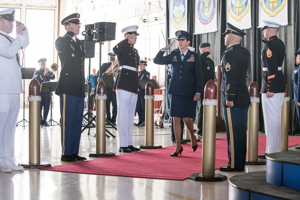 Gen Lori J. Robinson takes command of NORAD and USNORTHCOM