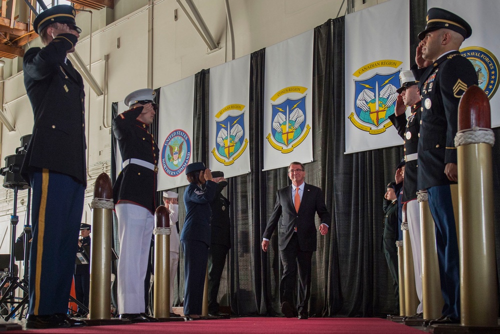 SD attends NORTHCOM Change of Command