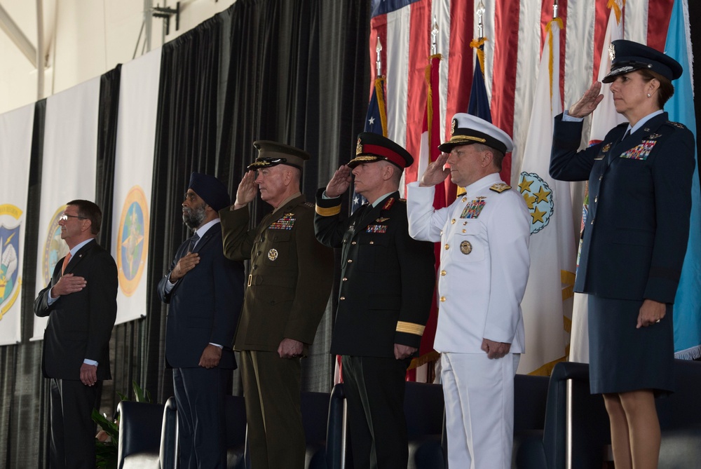 SD attends NORTHCOM Change of Command