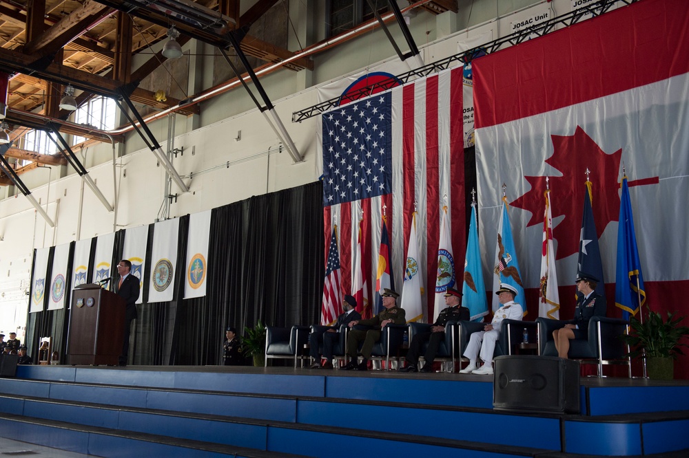 SD attends NORTHCOM Change of Command