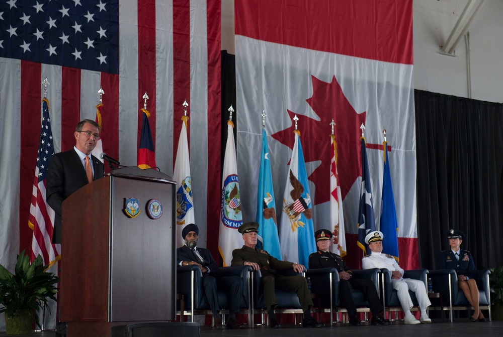 SD attends NORTHCOM Change of Command