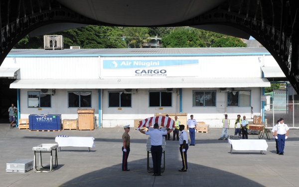 Repatriation from Papua New Guinea