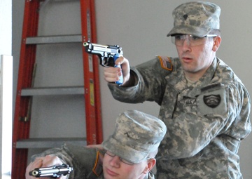 Oregon National Guard military police learn active shooter response from civilian law enforcement instructors