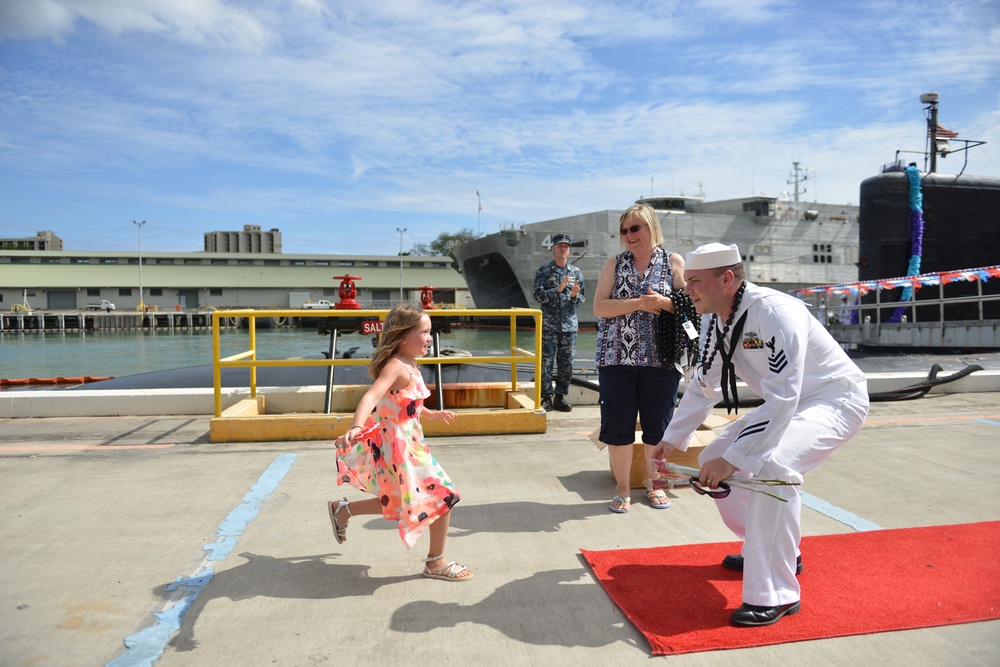 USS Charlotte Returns from Deployment