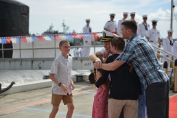 USS Charlotte Returns from Deployment