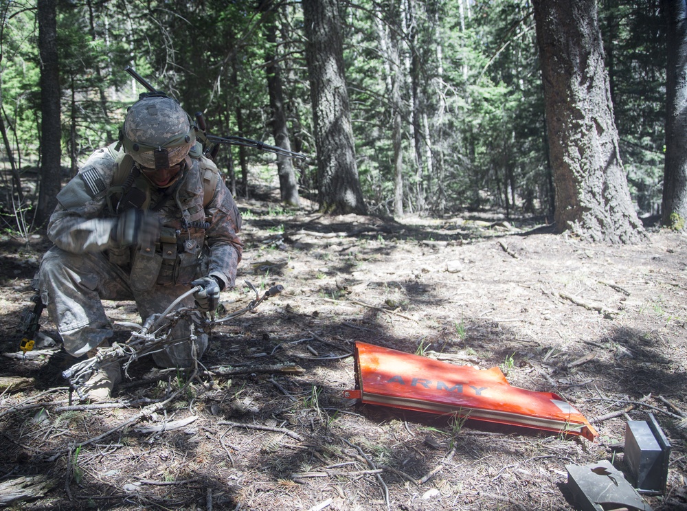 Unmanned Aerial Vehicle Recovery Mission at Sacramento Peak