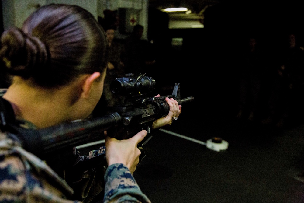 22nd MEU FET Trains Aboard Wasp