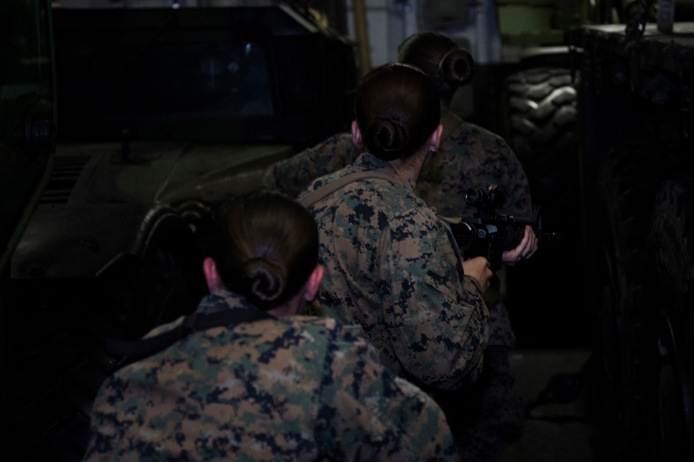 22nd MEU FET Trains Aboard Wasp