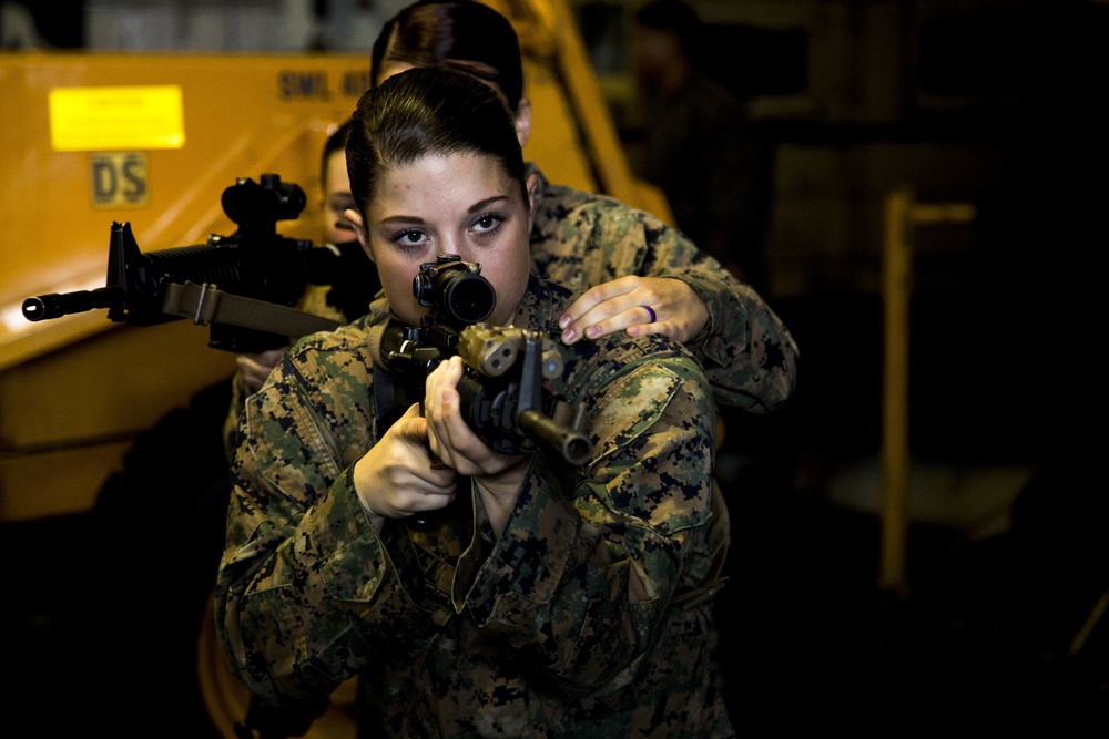 22nd MEU FET Trains Aboard Wasp