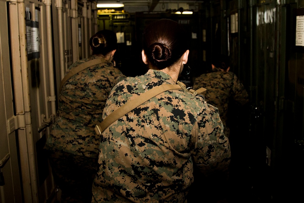 22nd MEU FET Trains Aboard Wasp