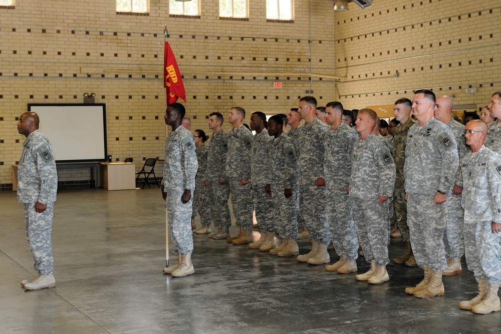 HHB 678TH ADA Brigade Change of Command Ceremony