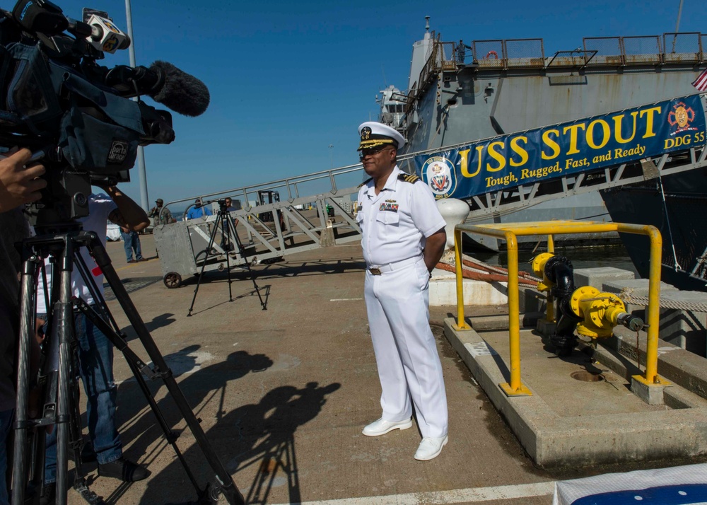 USS Stout Deploys