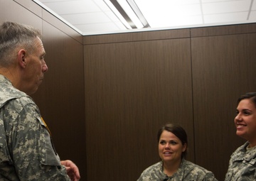 South Carolina National Guard Command Sergeant Major Brickley travels state