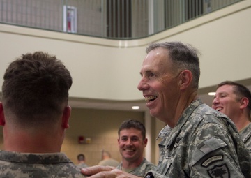 South Carolina National Guard Command Sergeant Major Brickley travels state