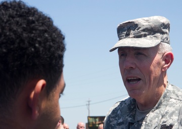 South Carolina National Guard Command Sergeant Major Brickley travels state