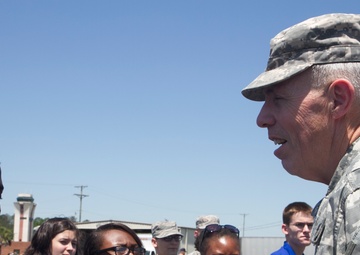 South Carolina National Guard Command Sergeant Major Brickley travels state