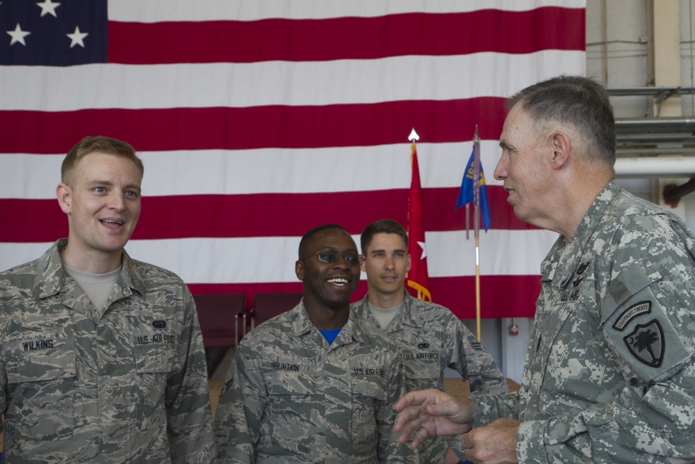 South Carolina National Guard Command Sergeant Major Brickley travels state