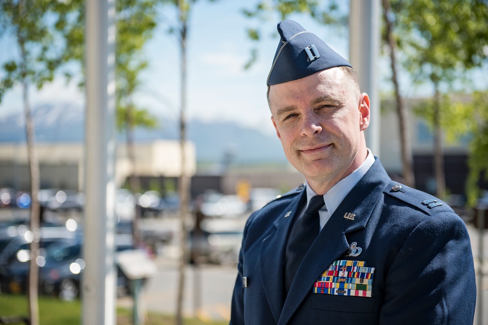 176th Wing public affairs officer promoted