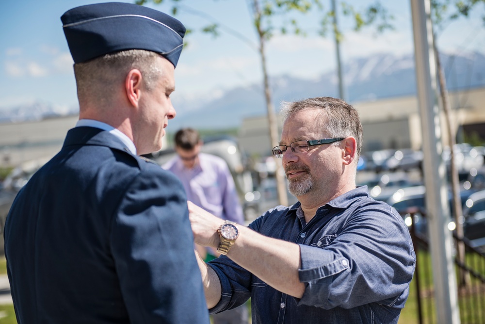 176th Wing public affairs officer promoted