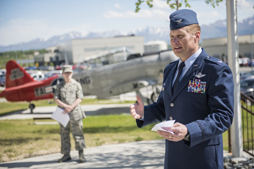 176th Wing public affairs officer promoted