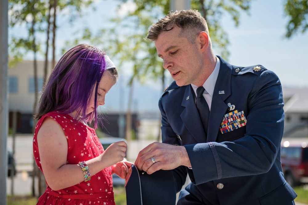 176th Wing public affairs officer promoted