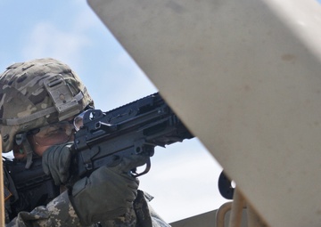 Military Police Company qualifies with gun trucks