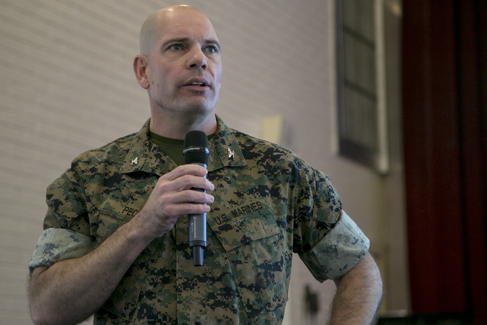 Chaplain of the Marine Corps visits Okinawa