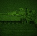 Iraqi soldiers practice M1 Abrams night driving