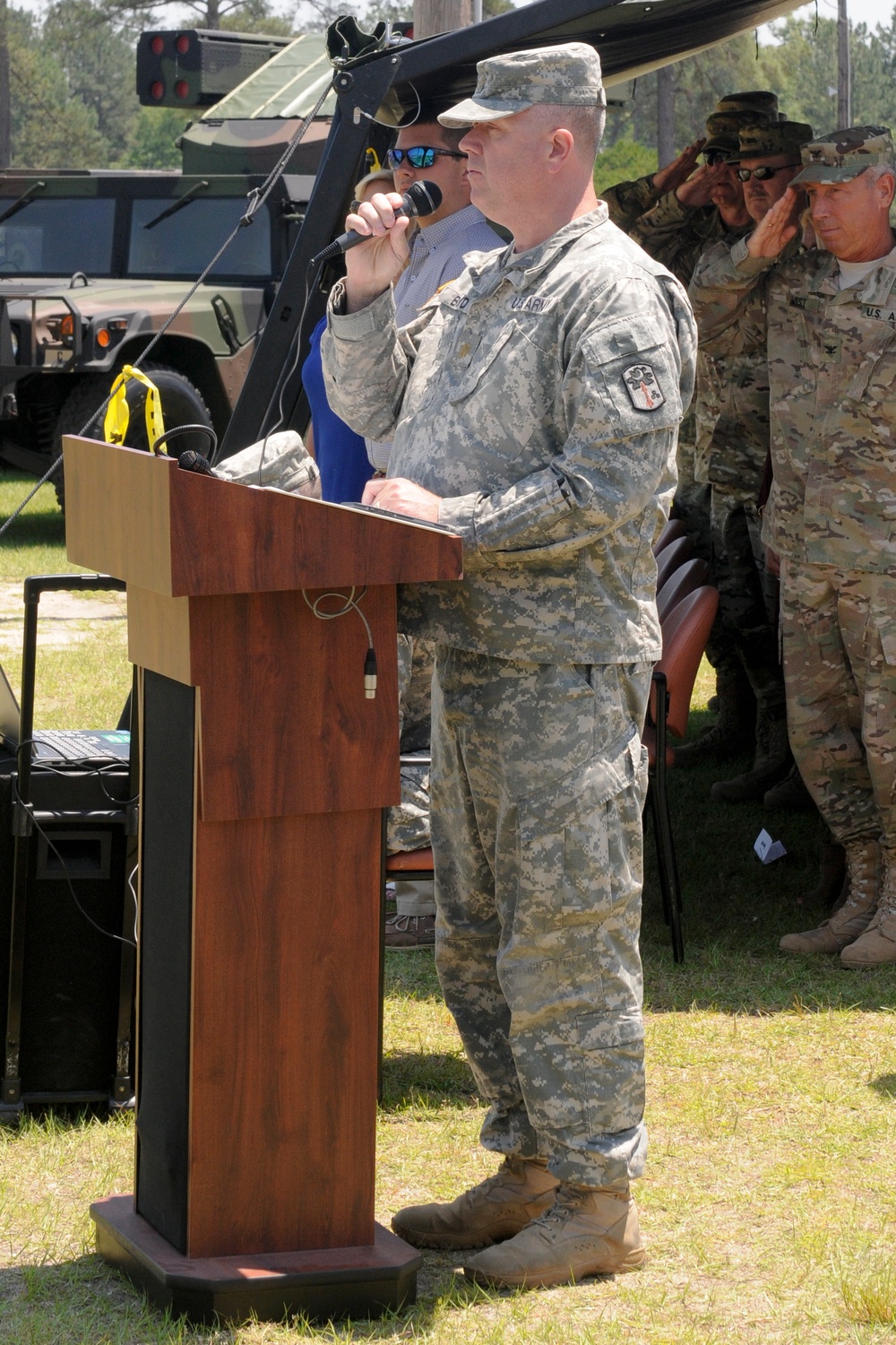 678TH ADA Brigade Change of Command Ceremony