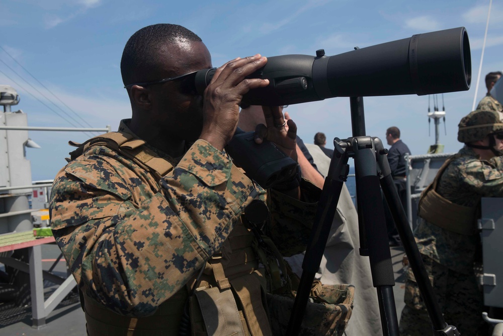 22D MEU Marines Protect the Ship during COMPTUEX