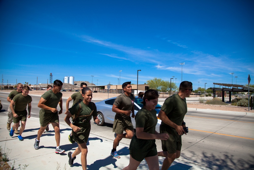 Memorial 5K In Remembrance of Cpl. Medina and LCpl. Hug At MCAS Yuma