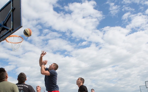 Partner Nations Participate in Sports Day