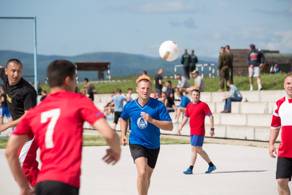 Partner Nations Participate in Sports Day