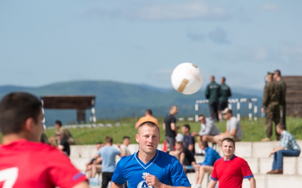 Partner Nations Participate in Sports Day