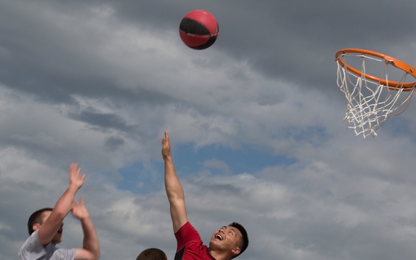 Partner Nations Participate in Sports Day