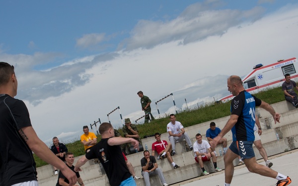 Partner Nations Participate in Sports Day