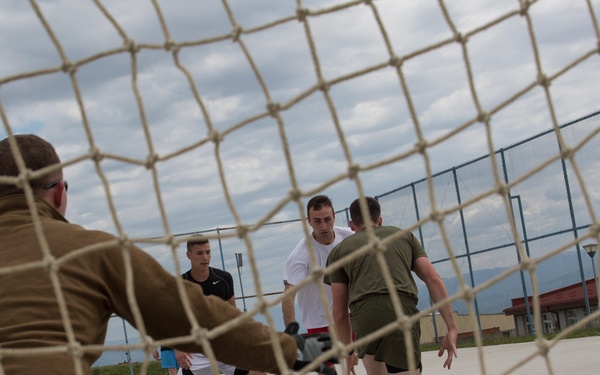 Partner Nations Participate in Sports Day