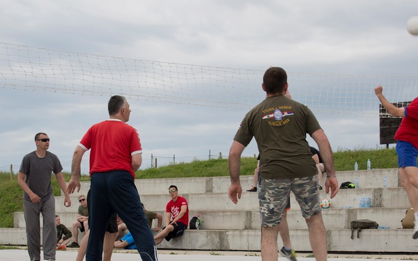 Partner Nations Participate in Sports Day