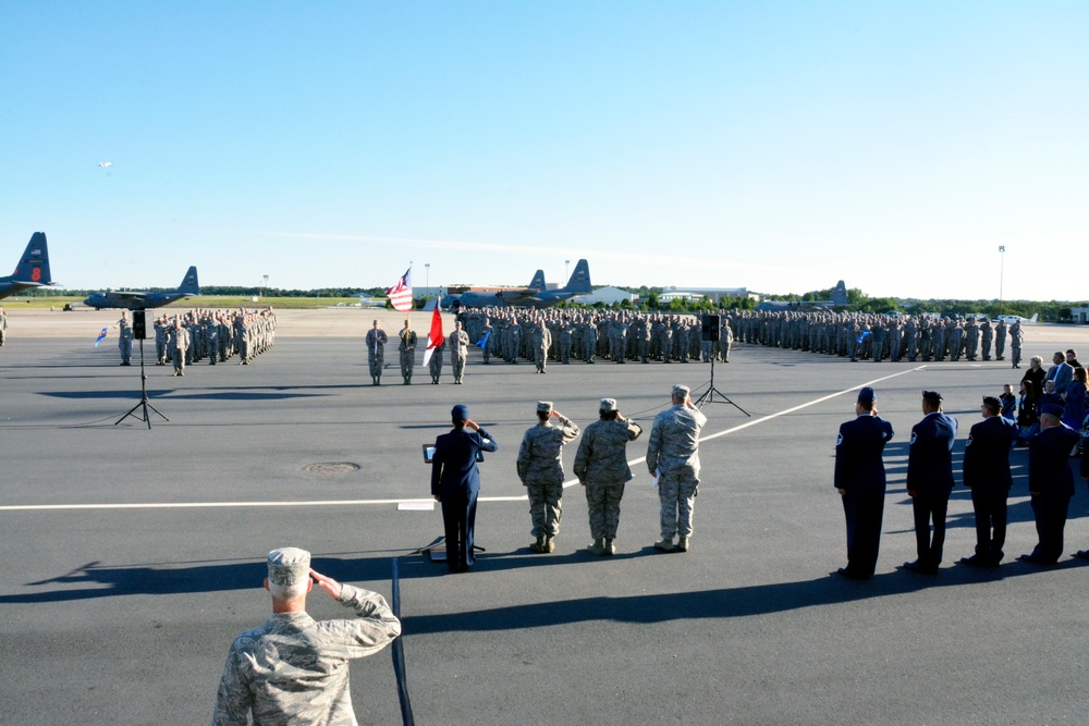 145th Airlift Wing Ramp Formation