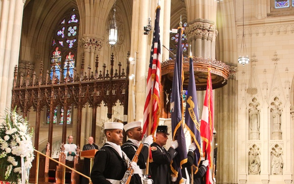 Memorial Mass Held at St. Patrick's Cathedral for U.S. Navy SEAL Killed in Action in Support of Operation Inherent Resolve
