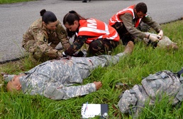 Mass casualty exercise provides realistic training for Hungarian, American medical teams