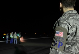 Force protection Airmen halt flaming steam roller