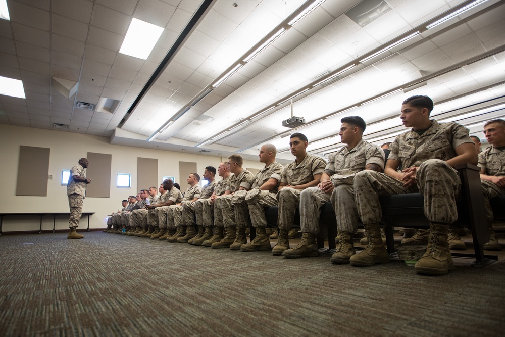 Marine Corps Security Force Regiment Visit