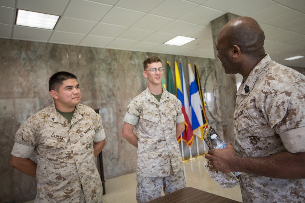 Marine Forces Command Visit