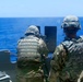 Army mariners conducts weapons training at sea