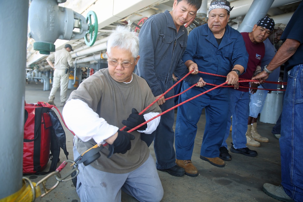 MSC’s USNS JOHN ERICSSON, Afloat Training Team Combine for Mission Readiness