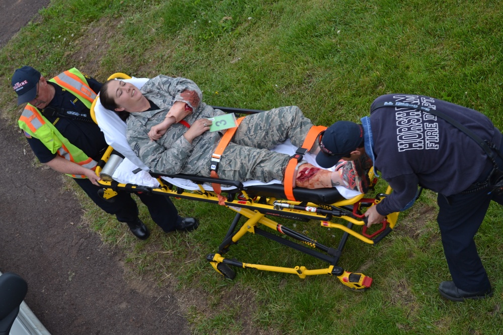 Horsham FD provides life support in mass casualty exercise